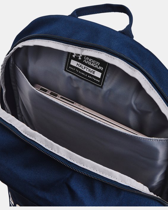 Unisex UA Halftime Backpack, Navy, pdpMainDesktop image number 3